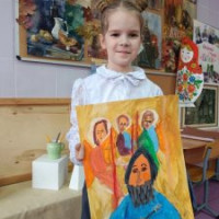 Финалистка Международного конкурса детского рисунка “Моя Россия”